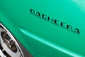 Matra Simca Bagheera paint side logo brand and text sign of retro vintage french coupe