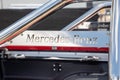 Mercedes logo brand and text sign on rear pick up Class X truck suv luxury car