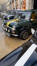 Mini austin Classic british classic car show exhibition Royalty Free Stock Photo