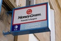 Bordeaux , Aquitaine / France - 11 19 2019 : MoneyGram sign logo shop ice currency exchange international Money Transfers store