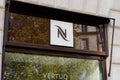 Nespresso store logo and sign of shop coffee capsule and accessories for hotdrink Royalty Free Stock Photo