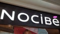 Bordeaux , Aquitaine/France - 11 13 2019 : Nocibe logo front sign shop french seller cosmetics perfume store personal care