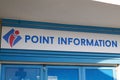 Office de tourisme French point information tourism office wall text and sign in Royalty Free Stock Photo