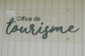Bordeaux , Aquitaine / France - 05 05 2020 : office de tourisme France tourism building sign on wall in French language
