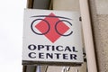 Bordeaux , Aquitaine / France - 11 19 2019 : optical center logo shop glasses Store goggles eyeglass vision sign optic