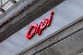 Bordeaux , Aquitaine / France - 08 10 2020 : orpi sign and red text logo in agency of real estate store broker office company
