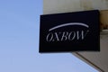 Oxbow logo sign and brand text on store facade clothing shop French fashion retailer Royalty Free Stock Photo