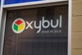 Oxybul eveil et jeux logo and text sign front of children toys store for kids and