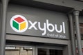 Oxybul eveil et jeux logo and text sign front entrance children toys store for kids