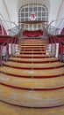 Partouche casino logo brand and text sign in stairs interior Cabourg city