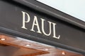 Bordeaux , Aquitaine / France - 09 24 2019 : Paul sign logo store famous French bakery and restaurant shop Royalty Free Stock Photo
