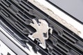 Bordeaux , Aquitaine / France - 01 24 2020 : Peugeot car front detail french manufacturer vehicle