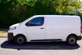 Peugeot expert commercial industrial vehicle panel van french parked on street