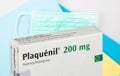 Bordeaux , Aquitaine / France - 03 30 2020 : plaquenil 200 mg Hydroxychloroquine Chloroquine Pills box Generic treatment