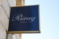 Poiray paris logo text and brand sign front of fine jewelry watches jewellery
