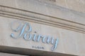 Poiray paris text sign and logo brand front of boutique luxury jewellery store