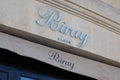 Poiray paris text sign and logo front of fashion boutique luxury jewellery store