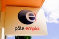 Bordeaux , Aquitaine / France - 05 05 2020 : Pole emploi agency sign logo job center building government office registers