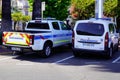 Police municipale means in french Municipal police with side door car stickers logo