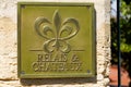 Relais & Chateaux logo text and sign brand on luxury restaurant hotel