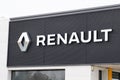 Bordeaux , Aquitaine / France - 01 15 2020 : renault brand sign logo on car dealership automobiles store signage