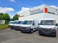 renault master panel van trafic industrial commercial vehicles vans parked in