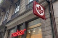 Rieker logo brand and sign text front wall facade shop German footwear shoes