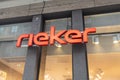 Rieker logo and sign brand text front door entrance shop footwear of shoes