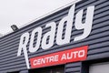 Bordeaux , Aquitaine / France - 09 24 2019 : roady logo sign shop french store Automotive Repair and Spare Parts centre auto
