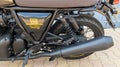 Royal Enfield gt continental 120 th side logo brand and text sign motorcycle limited