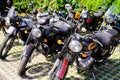 Royal Enfield several classic motorbike Touring bike in motorcycle dealership