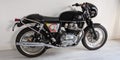 Royal Enfield side view custom cafe racer continental gt interceptor retro motorcycle