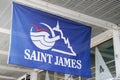 Bordeaux , Aquitaine / France - 02 15 2020 : saint james sign store marine boat luxury shop in street boutique