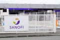 Bordeaux , Aquitaine / France - 05 14 2020 : Sanofi office building logo sign French multinational pharmaceutical company