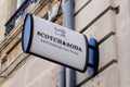 Scotch & Soda logo and sign text front of Clothing duth company boutique