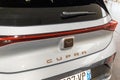 Seat Cupra born new modern Sports Car Brand logo and text sign on rear back of spanish