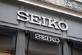 Bordeaux , Aquitaine France - 06 01 2023 : seiko boutique logo brand and sign text front chain entrance facade store fashion