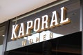 Bordeaux , Aquitaine / France - 09 23 2019 : shop jeans Kaporal logo on sign store wall for women French fashion brand Royalty Free Stock Photo