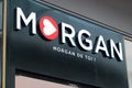 Bordeaux , Aquitaine / France - 10 17 2019 : shop retail logo Morgan women clothing fashion storefront sign