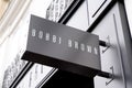 Bordeaux , Aquitaine / France - 10 06 2019 : sign logo Bobbi Brown cosmetics brand store American shop