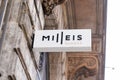 Bordeaux , Aquitaine / France - 10 06 2019 : Sign logo entrance to Milleis french branch of Barclays Bank office Paris France