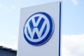 Bordeaux , Aquitaine / France - 09 30 2019 : sign store Volkswagen dieselgate dealership German automaker headquartered in