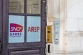 SNCF gares conexions and AREP multidisciplinary consultancy logo brand and text sign