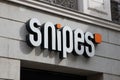 snipes sign logo and text brand front of facade store fashion chain clothes boutique