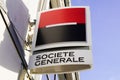 societe generale logo sign and text brand front of wall entrance bank office facade