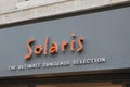 Bordeaux , Aquitaine / France - 06 14 2020 : Solaris logo sign store global leader in sunglasses shop retail