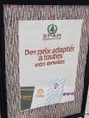 spar delices leader price promotional poster of the various supermarket brands of the