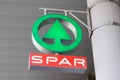 Bordeaux , Aquitaine / France - 07 06 2020 : spar green tree logo and round sign of supermarket multinational from dutch group