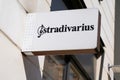 Stradivarius logo brand and text sign on store women men clothing fashion shop from