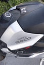 Super Soco Tc max model electric motorcycle logo brand and text sign on motorbike ev